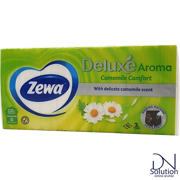 Zewa Deluxe papír zsebkendő 90 db 3 réteg kamilla