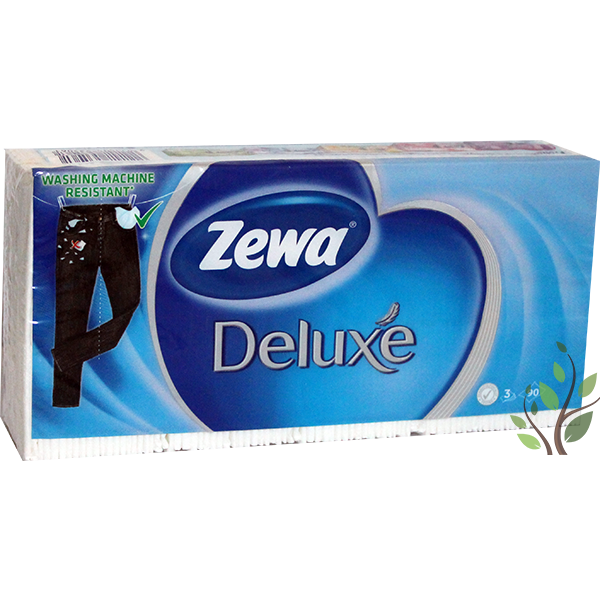 Zewa Deluxe papírzsebkendő 90 db 3 réteg natúr